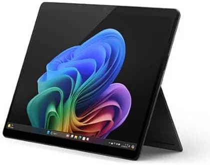 Microsoft 11th Edition Copilot+ PC Surface Pro Tablet, 13" PixelSense Flow Display OLED Touch Display, Qualcomm Snapdragon X Elite, 16GB RAM, 256GB SSD, Qualcomm Adreno, Win 11, Black | EP2-05006