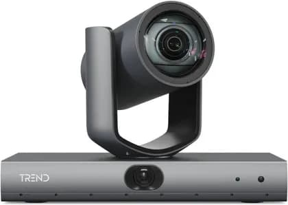 TREND TR-VC40-DU Ai Dual Lens PTZ Conferencing Camera, Dual 1080p Cameras, 12X Optical Zoom, 110° Panoramic View, Ai Speaker Tracking, 8 Element Mic Array, PoE, Gray | TR-VC40-DU