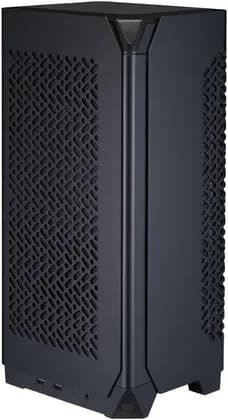 Cooler Master NCORE 100 AIR Mini ITX Computer Case, 2x CS120 Pre-Installed Fan, 336mm length Graphics Support, Side Panels Dust Filters, Black | NR100-KNNN-S00