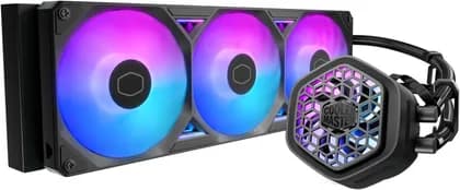 Cooler MasterLiquid Atmos II VRM AIO Liquid CPU Cooler, 2500 RPM Fan Speed, 360mm Radiator, Addressable Gen 2 RGB, 190 CFM Fan AirFlow, Loop Dynamic Bearing, Black | MLX-D36M-A25SZ-V1