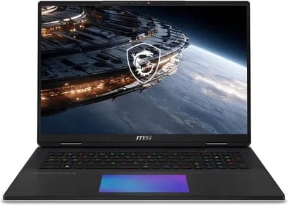 MSI Titan 18 HX A2W Gaming Laptop, 18" UHD+ IPS 240Hz Display, Intel Core Ultra 9 290HX Plus, 64GB RAM, 2TB SSD, GeForce RTX 5090 24GB GPU, English-Arabic K/B, Win11, Core Black | 9S7-182411-1082