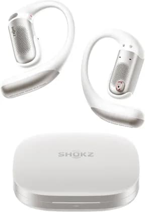 Shokz OpenFit Pro Open-Ear Wireless Earbuds, Premium Air Conduction Headphones with Deep Bass, Secure Fit & All-Day Comfort for Sports & Daily Use, White | ShokzOpenFitWH