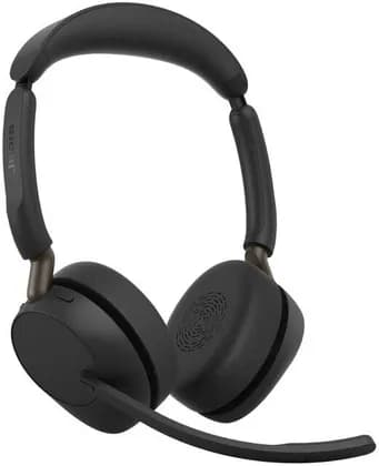 Jabra Evolve3 65 Stereo Headset, UC Certified, LINK 390a, USB-A with Dongle, Immersive Audio, Long-Lasting Power, Seamless Connection, Voice-First AI Workflows, Black | 36599-989-999