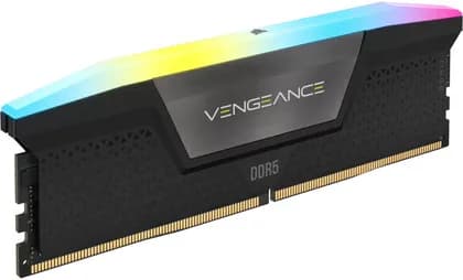 Corsair VENGEANCE RGB 16GB DDR5 288-Pin Dual Channel Desktop Memory Kit, 6000 MHz Tested Speed, 38-48-48-96 Latency, AMD EXPO & Intel XMP 3.0 Chipset, Black | CMH5X16G1D60Z38A2