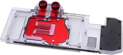 Barrow LRC2.0 Full-Coverage GPU Water Block for MSI RTX 3090 VENTUS 3X, Aurora RGB Liquid Cooling Block, Nickel-Plated Copper Base, Acrylic Cover, G1/4" Ports | BS-MSV3090-PA2