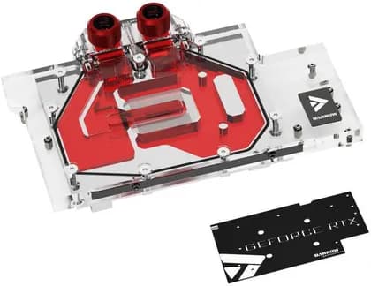 Barrow LRC2.0 Full-Coverage GPU Water Block for Gigabyte AORUS RTX 3070, Aurora Liquid Cooling Block, RGB Lighting, Full GPU Coverage | BS-GIX3070-PA