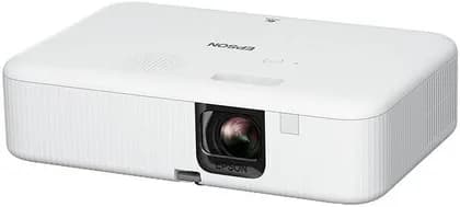 Epson CO FH02 Smart Full HD 1080p Projector, 3000 Lumens Color & Brightness, 3LCD Projection, Built-in Android TV, 12000H Durability Lamp, Wi-Fi USB 2.0-A, USB 2.0, HDMI, White | V11HA85040