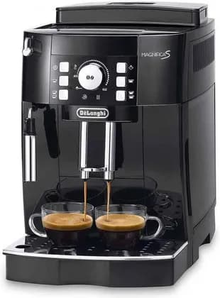 De'Longhi MAGNIFICA S Bean To Cup Fully Automatic Coffee Machine With Milk Frother, Built In Grinder, 1.8 Liters Capacity, Removable Drain Tray With Water Level Indicator, Black | ECAM21.117.B