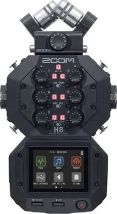 Zoom H8 Portable Handy Recorder With 8-Input/12-Track - Black | 1707