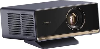 Wanbo X5 S VidaaOS TV Projector 1920 x 1080P, 1100 ANSI Smart Projector with WiFi and BT5, 1GB+8GB Outdoor & Home Movie Projector, HDMI 2.1, Voice Control, Dolby Audio, HDR10, Dark Blue | X5S