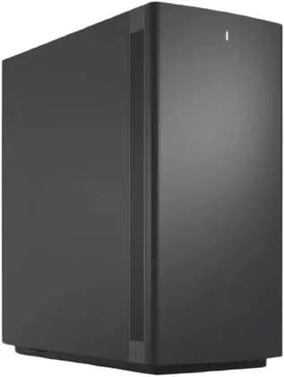 Fractal Define One Light Solid Computer Case, Sound Dampened Solid Panels, 3x Momentum 14 Pre Installed Fans, Up To 6x 120mm Fans, Up To 360mm Radiator, Aluminum Side Vents, Black | FD-C-DEFOA-01