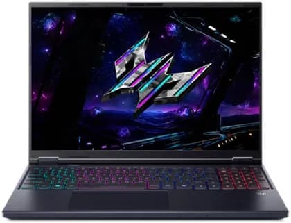 Acer Predator Helios Neo 16 AI Gaming Laptop, 16" OLED 240Hz Display, Intel Core Ultra 9 275HX, 64GB RAM, 2TB SSD, NVIDIA GeForce RTX 5070 Ti 12GB, ENG K/B, Win11, Black | NH.U0QAA.001