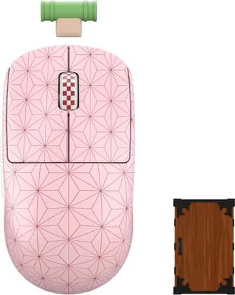 Pulsar Gaming Gears Pulsar x Demon Slayer X2V2 Mini Wireless Gaming Mouse, 4K Mouse Computer Mice, Optical Collectible Mouse, 26000 DPI, KAMADO NEZUKO (Superglide, 4K dongle Included) | PX221NZ4