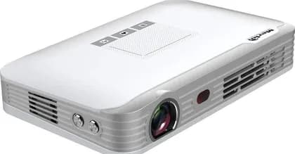 Merlin 3D Pocketbeam Pro Projector, 1GB RAM, 8GB ROM, Home Cinema with 2000 lumens Video Projector, HD Android, Quad-Core, 7800mAh Battery, Auto Keystone, Smart Touch - White | 712145894122
