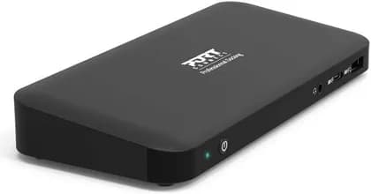Port Designs 4K USB-C Desktop Docking Station, 85W Power Distribution, 2x DisplayPort, HDMI, 2x USB-C, 3x USB-A, Ethernet, & 3.5mm Audio Jack, LED Indicator, Black | 901910
