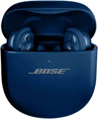 Bose QuietComfort Ultra True Wireless Noise Cancelling In-Ear Earbuds, Superior Sound Quality, Comfortable Fit, Long Battery Life, Built-in Microphone, Lunar Blue | 882826-0060