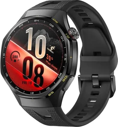 Huawei Watch GT 7 Pro Smartwatch, 46mm, 1.47" AMOLED Display, Titanium & Nano-Tech Ceramic, Up to 21 Days Battery Life, Physical Readiness Score, Black EasyCross Fluoroelastomer Strap | Atum-B49F