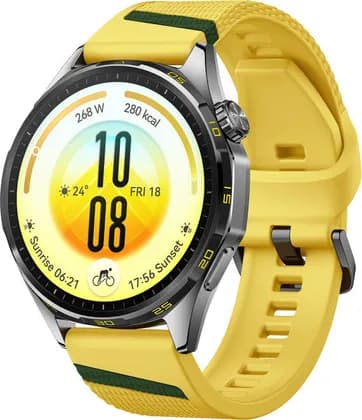 Huawei Watch GT 7 Smartwatch, 46mm, 1.47" AMOLED Color Screen, Up to 21 Days Battery Life, Physical Readiness Score, Everyday Fitness, Advanced Training, Yellow | Atum-B39FY