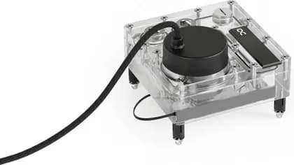 Alphacool Core 120mm Reservoir D5 with VPP Apex PWM Pump, aRGB LEDs, 4x G1/4" Female Thread / 1x Drain Port Connection, 0.8 Bar Pressure Tested, Acrylic Material, Transparent | 14561