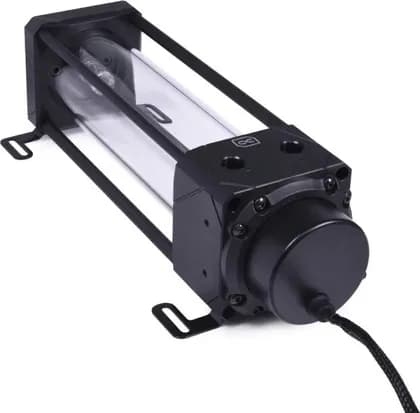 Alphacool Eisbecher Aurora D5 250mm Acetal & Glass Reservoir with VPP Apex D5 Pump Pump & Reservoir Combo for Custom PC Water Cooling | 13326