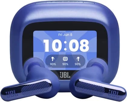 JBL Live Beam 4 True Wireless Earbuds, 10mm Dynamic Drivers, True Adaptive Noise Cancelling 2.0, IP55 Water Dust Resistant, 48 Hour Battery, 6 Mic Calls, Smart Charging Case, Blue | JBLLIVEBEAM4BLU