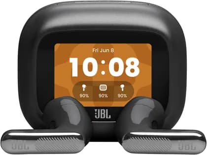 JBL Live Flex 4 True Wireless Earbuds, Adaptive Noise Cancelling, 12mm Drivers, Hi Res Spatial Sound, 6 Mic Beamforming, 50 Hour Total Battery, Qi Wireless Charging, Bluetooth, Black | JBLLIVEFLEX4BLK