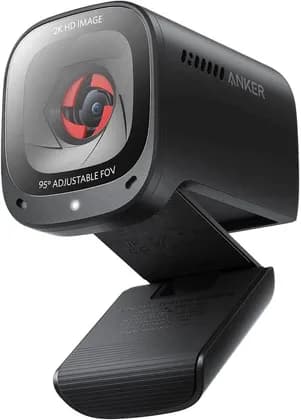 Anker PowerConf C200 2K Mac Webcam, Webcam for Laptop, Computer Camera, with AI-Noise Canceling Microphones, Stereo Mics, Adjustable Field of View, Low-Light Correction, Built-in Privacy Cover | A3369