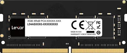 Lexar DDR4 SODIMM Laptop Memory, 16GB Capacity, 3200 MHz Memory Speed, CL22 CAS Latency, 1.2 Voltage, 260-Pin | LD4AS016G-B3200GSST