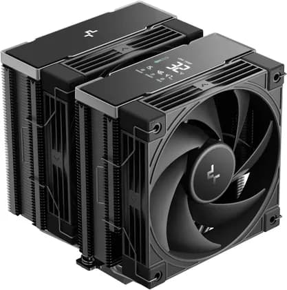 DeepCool AK620 G2 DIGITAL NYX CPU Cooler, 2x 120mm Pre-Installed Fans, 6x 6mm Heatpipes, 2000 RPM Fan Speed, 57.76 CFM Airflow, 4-Pole Motor, Black | R-AK620G2-BKNNMN-GJD-1
