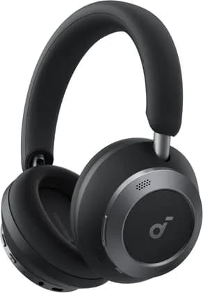Anker Soundcore Space One Pro Wireless Headphones, Adaptive Noise Cancelling, Hi-Res Audio, 60H Playtime, Foldable Design, Comfortable Fit, Black | A3062