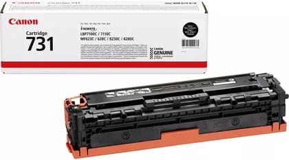 Canon 731BK Genuine Black Toner Cartridge | 6272B002