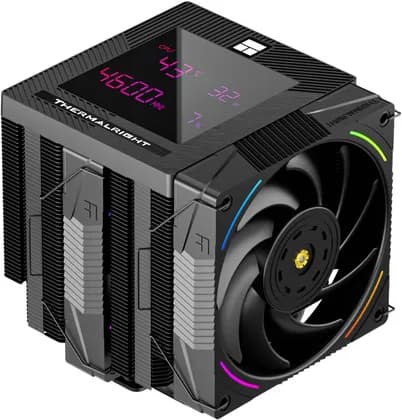 Thermalright Phantom Spirit 120 Digital EVO CPU Air Cooler, 6mm x 7 Heat Pipes, C1100 Pure Copper, PWM Fan Connector, 2150 RPM, 69 CFM Airflow, 27 dBA Noise Level, Black | PS120DIGITALEVO