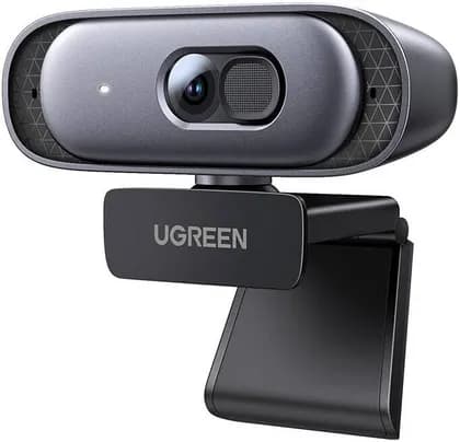 UGREEN CM778 2K 1440P Webcam 30FPS with Dual Noise-Cancelling Mics, 85° Wide-Angle USB Web Camera for Streaming & Video Calls, Black | CM778-35626