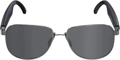 Porodo Silenza Polarized Smart Sunglasses, Bluetooth Audio, Open Ear Smart Glasses, Polarized UV Protection Eyewear, Touch Control Voice Assistant Glasses for Men Women, Black | PDLFSTHY1013BK