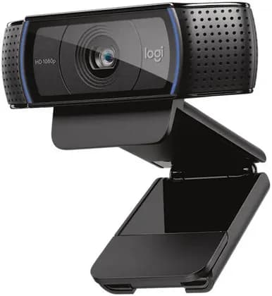 Logicool C920n Pro HD Webcam, Full HD 1080p Streaming & Recording, Autofocus, Dual Stereo Mics, USB Plug-and-Play, Improved Low-Light Performance, Ideal for Video Calls, Black | C920n