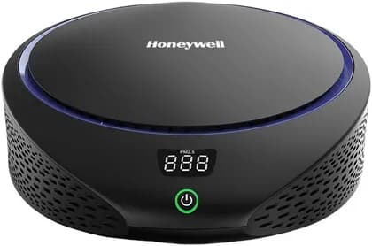 Honeywell Move Pure 5 Car Air Purifier, Superior Filtration & Monitoring, 3D Airflow & Odour Elimination, 3 Air-Purifying Speeds, Easy Installation & Versatile Placement, Black | HC000030/AP/PURE5