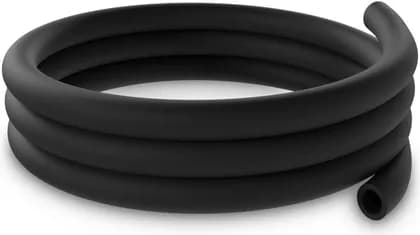 EKWB EK-Loop ZMT Zero Maintenance Soft Tubing, 16/10mm, EPDM Rubber, Small Bend Radius, Anti-Plasticizer Leaching, RoHS, 3 Meter Length, Matte Black | 3830046999214
