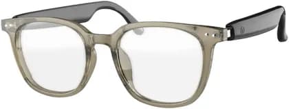 Green Lion Stockholm Smart Glasses, Bluetooth Audio, Touch Controls, Built In Speakers & Mic, Voice Assistant, UV Protection, App Sync, Stylish Wearable Tech, Black | GNSTKSMTGLSBK