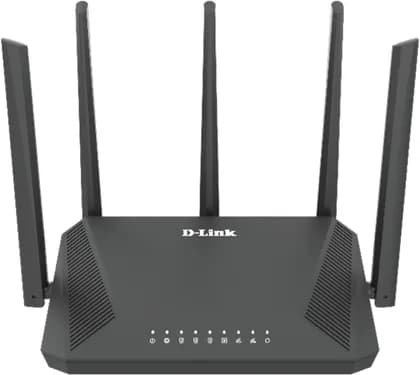 D-Link DIR-X3010 Wi-Fi 6 AX3000 Multi-Gigabit Mesh Router, 3 Gbps Dual-Band, WiFi 6, 1x 2.5 Gbps WAN Port & 3x 1Gbps LAN Port, 5x External Antennas, Black | DIR-X3010
