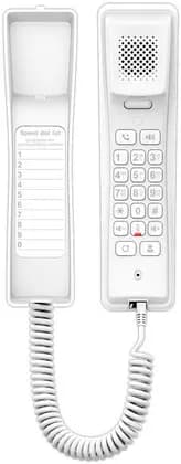 Fanvil H2U Compact IP Phone, 2 SIP Lines, 10 Speed Dial Keys, Programmable DSS Key, HD Audio Handset & Speaker, PoE/Power Supply, Desktop or Wall Mount IP Business Phone, White | H2U-W