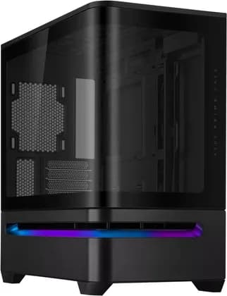 ASUS PRIME AP202 Micro ATX Computer Case, Up to 360mm Radiator, Supports Up to 420mm Max GPU, Top & Bottom Removable Dust Filters, Black | 90DC00P0-B19000
