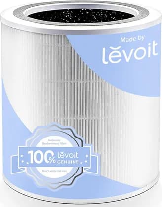 LEVOIT Air Purifier Replacement Filter, H13 True HEPA, Removes 99.97% of Airborne Pollutants, White | LRF-C401S-WUS