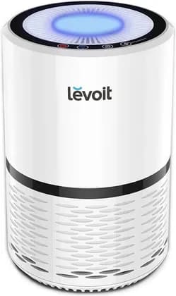 Levoit LV-H132 Personal Air Purifier, True HEPA Filter for Allergies and Pets, Dust, Mold, and Pollen, Smoke and Odor Eliminator, Cleaner for Bedroom with Optional Night Light, White | LV-H132