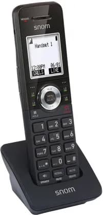 Snom M10 SC DECT Handset, Backlit Keypad, Belt Clip, OTA Updates, DECT, GAP Compatible, Headset Connectable, Long Standby Time, Black | M10