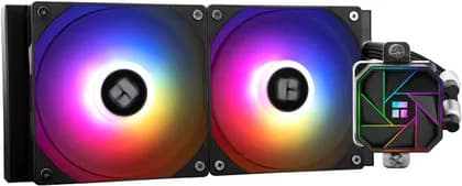 ThermalRight Aqua Elite 240 V3 CPU Liquid Cooler, 240mm Radiator, Dual 120mm PWM Fans, ARGB Lighting, S-FDB Bearing, Intel LGA 1700 1851, AMD AM4 AM5, Black | AQUA-ELITE-240-V3