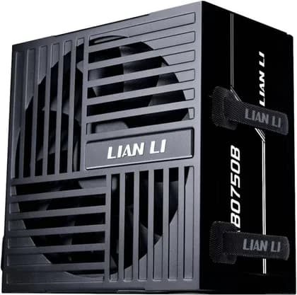 Lian Li RB Series 750W 80 PLUS Bronze ATX 3.1 Power Supply, Non Modular PSU with 135mm HYB Fan, Black | RB0750B