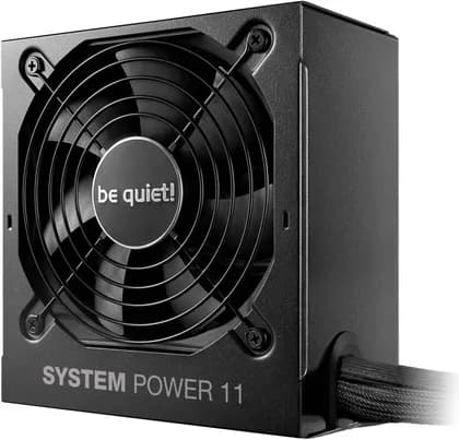 Be Quiet! SYSTEM POWER 11 Non-Modular Power Supply, 650W Power, 80 PLUS Efficiency, ATX 3.1 / PCIe 5.1 Compatible, 120 mm Silence-Optimized Fan | BP011UK