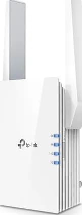 TP-Link AX1500 Wi-Fi 6 Range Extender, 1500 Mbps Speed, Dual Band WiFi Booster, Repeater with Gigabit Port, 2 Antennas, Easy Set-Up | RE505X