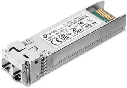 TP-Link TL-SM5110-SR | 10G-SR SFP+ LC Transceiver, Multi-Mode SFP Module| Plug and Play | LC/UPC interface | Hot Pluggable | Up to 300m/33m distance | Support SFP+MSA & DDM