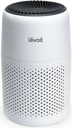LEVOIT Core Mini Air Purifier, 3-Stage Filtration, QuietKEAP Technology, VortexAir Technology, 25 44 dB Quiet Operation, 34 CFM, Aromatherapy, Check Filter Indicator, White | LAP-C161-WUK